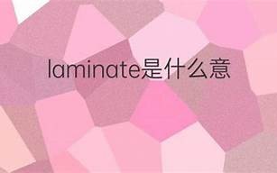 laminate什么意思,laminate中文翻译,laminate用法及例句,laminate怎么读