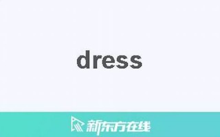 dress中文翻译,dress发音,dress用法及例句,dress是什么意思