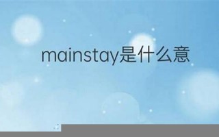 mainstay什么意思,mainstay中文翻译,mainstay用法及例句,mainstay怎么读