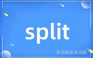 split中文翻译,split发音,split用法及例句,split是什么意思